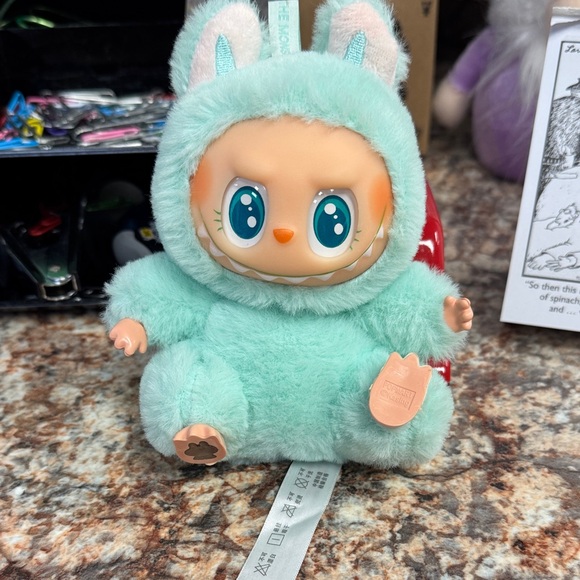POP MART Other - Labubu Plush Character Toy - Mint Green Big energy